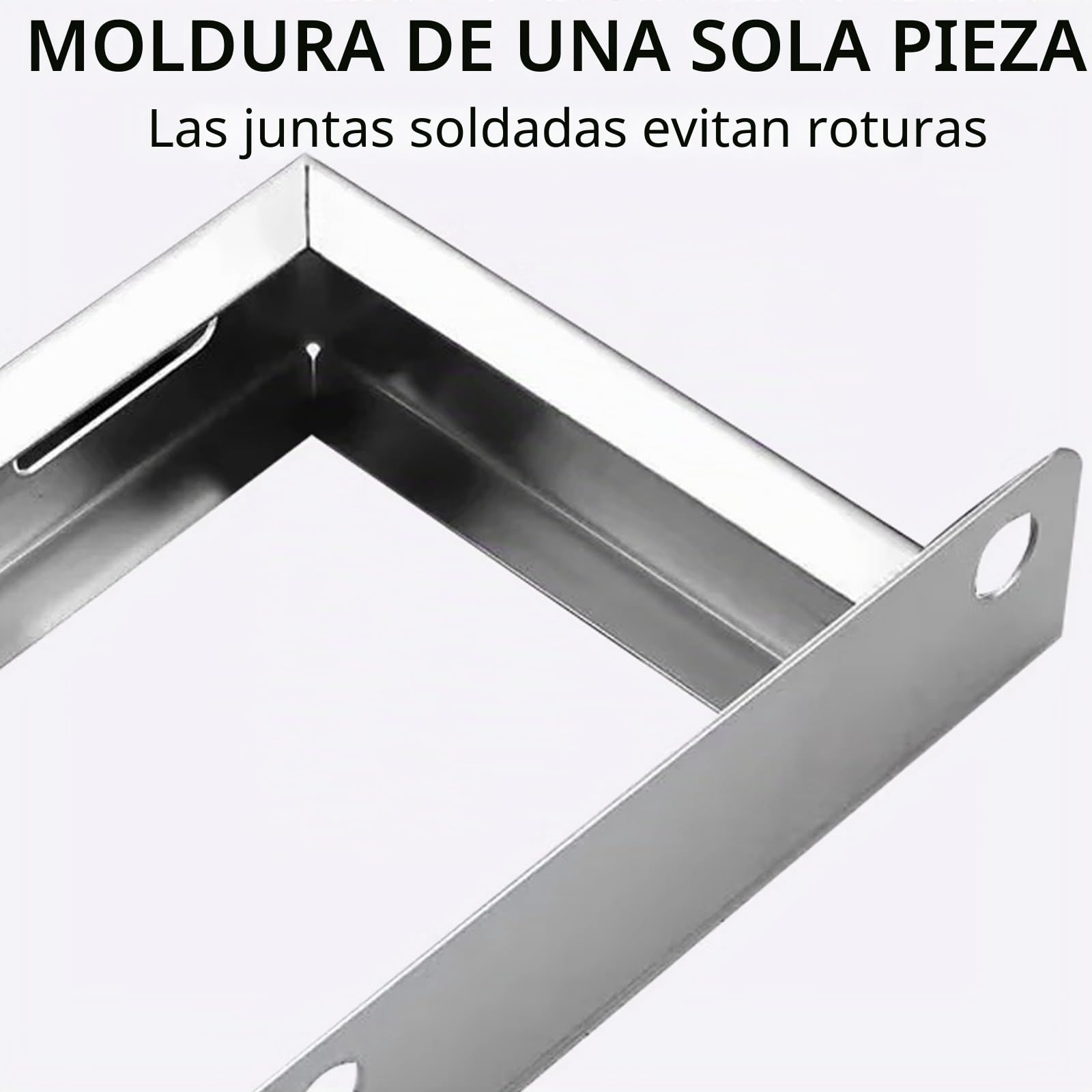 Soportes de Aire Acondicionado, Soporte de Suelo Resistente, para Aires Acondicionados con Bomba de Calor, Acero Inoxidable, Carga Máxima 150 KG(48x10x4.3 cm)
