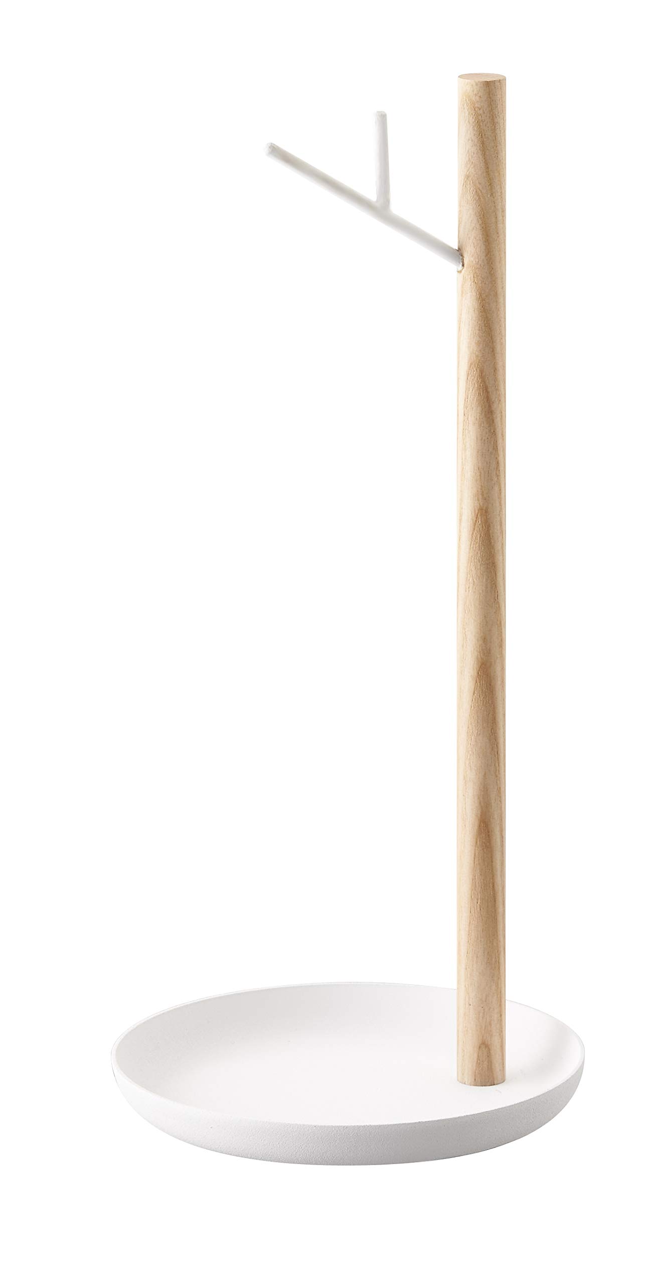 YAMAZAKIHome Banana Hanger,Steel , Wood , Fruit Basket ,White One Size 2411