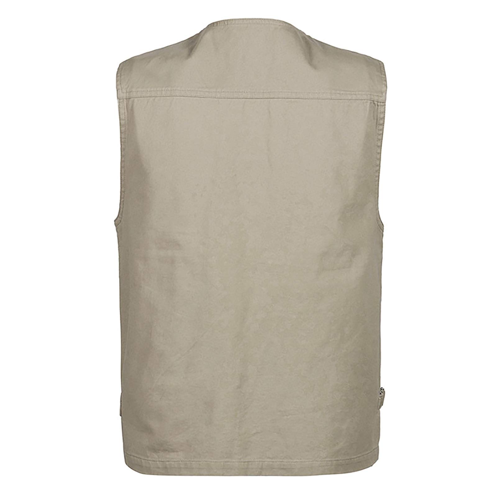 Uomo Multi Tasca Gilet Outdoor Caccia Pesca Da Viaggio Giacca Caldo - 7