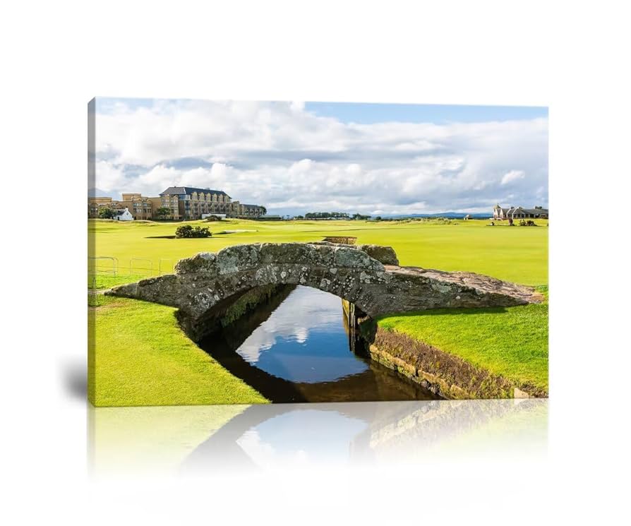 セントアンドリュース ゴルフコース　ポスター Amazon.co.jp: セントアンドリュース ゴルフコース 壁装飾