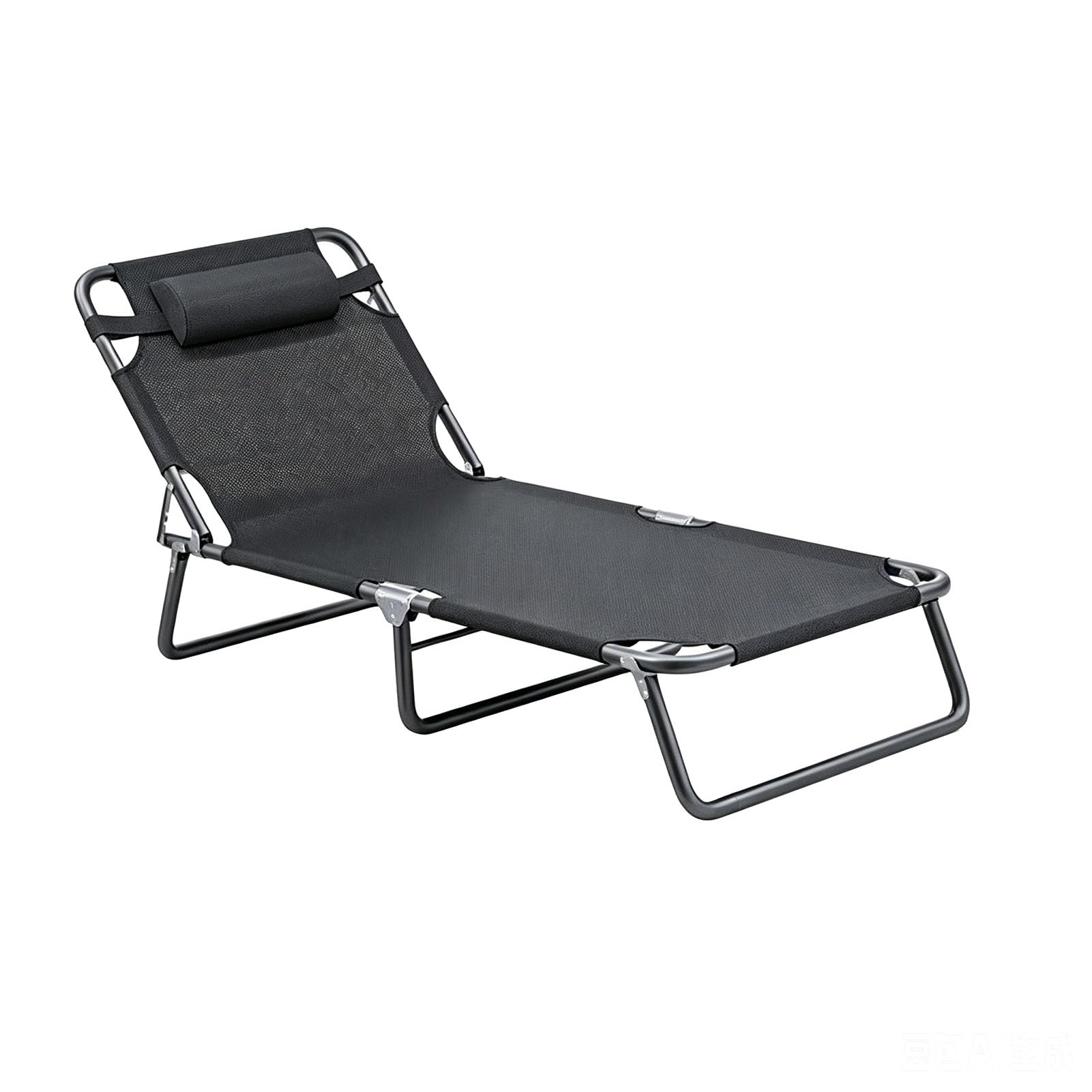 Jyhcd Black Zero Gravity Chair Outdoor Garden Sunloungers Reclining