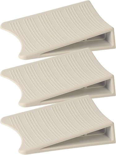 Vista 44 de Topes de puerta patentados originales para la parte inferior de la puerta, tope de puerta de goma antideslizante, cuña de puertas para alfombras