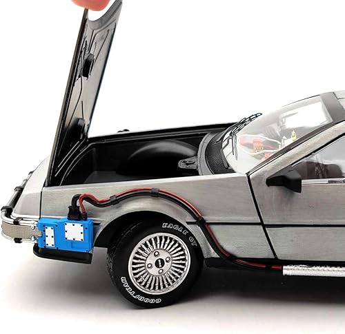 Miniatura 7 de HW 118 Elite para Volver al Futuro Time Machine Ultimate Edition BCJ97 Modelos de coches fundidos a presión Colección Hobbies Regalos