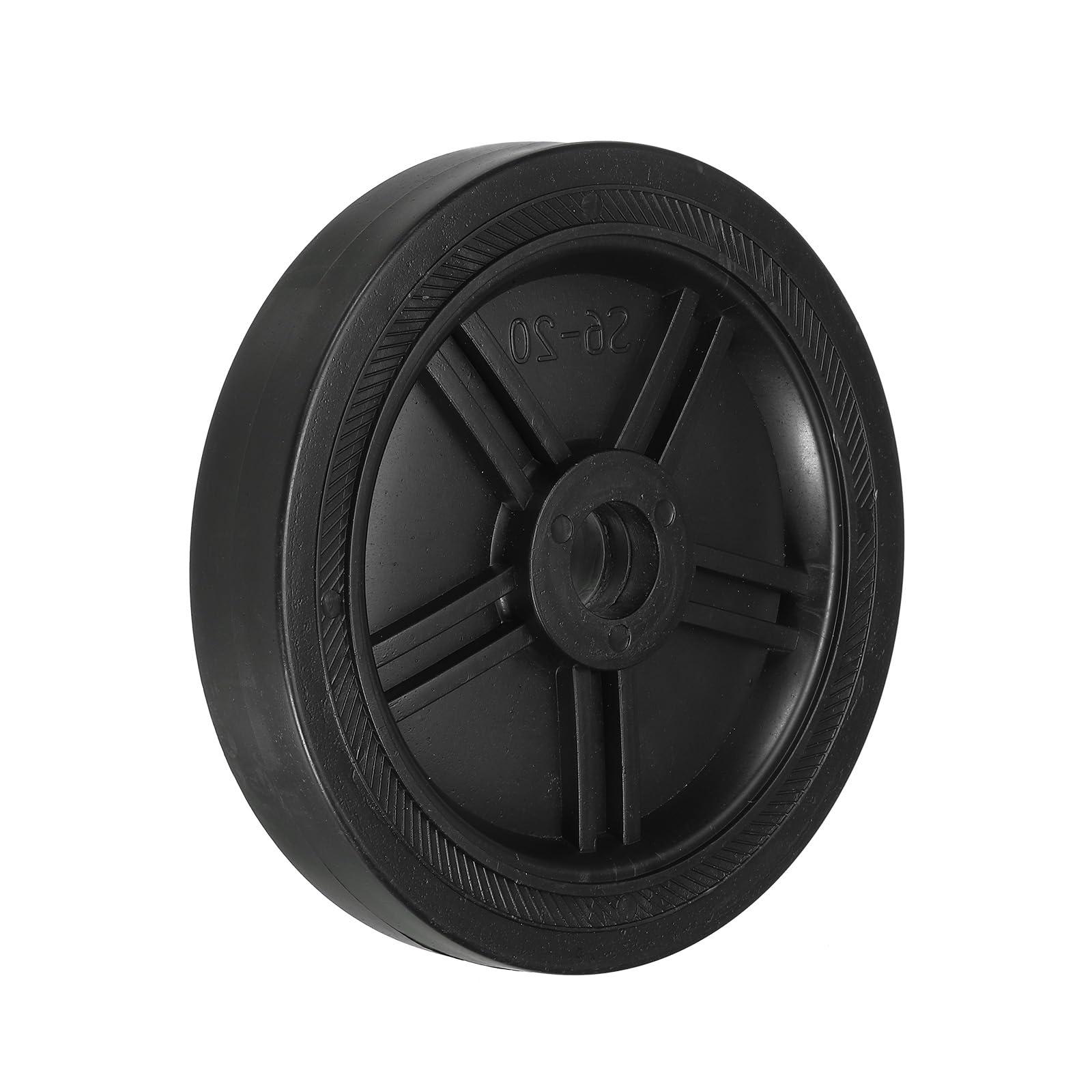 PATIKIL 6" Air Compressor Wheels, Universal Air Compressor Wheel Replacement Parts with 0.8" Dia. Hole for Easy Mobility Black - Image 3