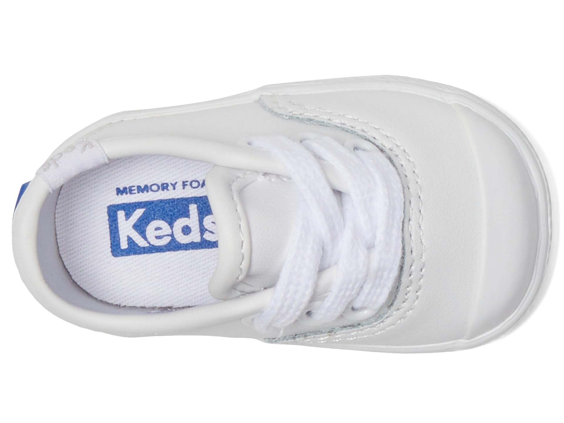 Keds Kids Womens Champion Toe Cap Crib (Infant) White 1 Medium