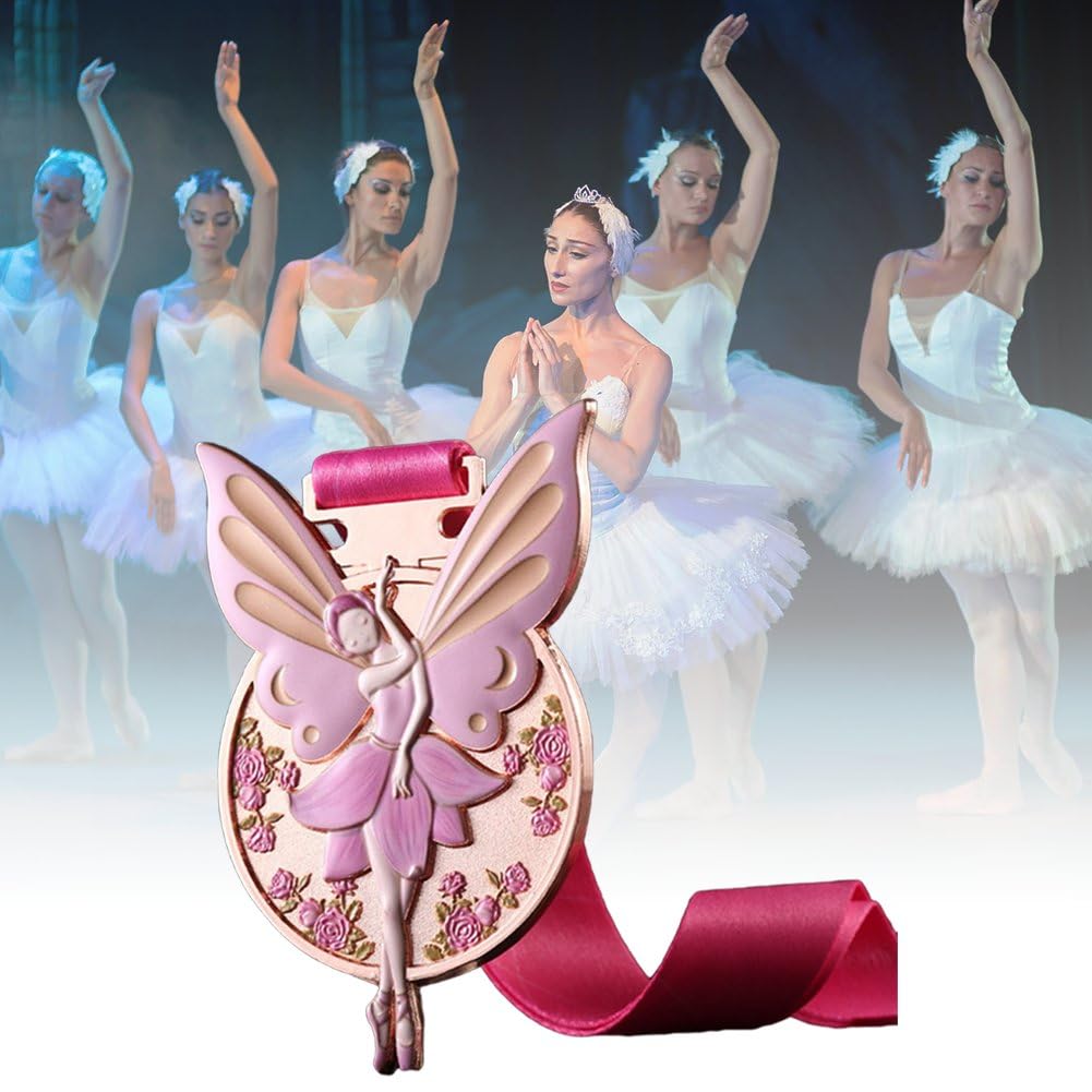 Medaglie Premio Vincitore, Medaglie d'oro, d'Argento E di Bronzo, Medaglie in Metallo per Competizioni di Balletto, Premio per Esibizioni di Danza, Regalo per Competizioni, Festa