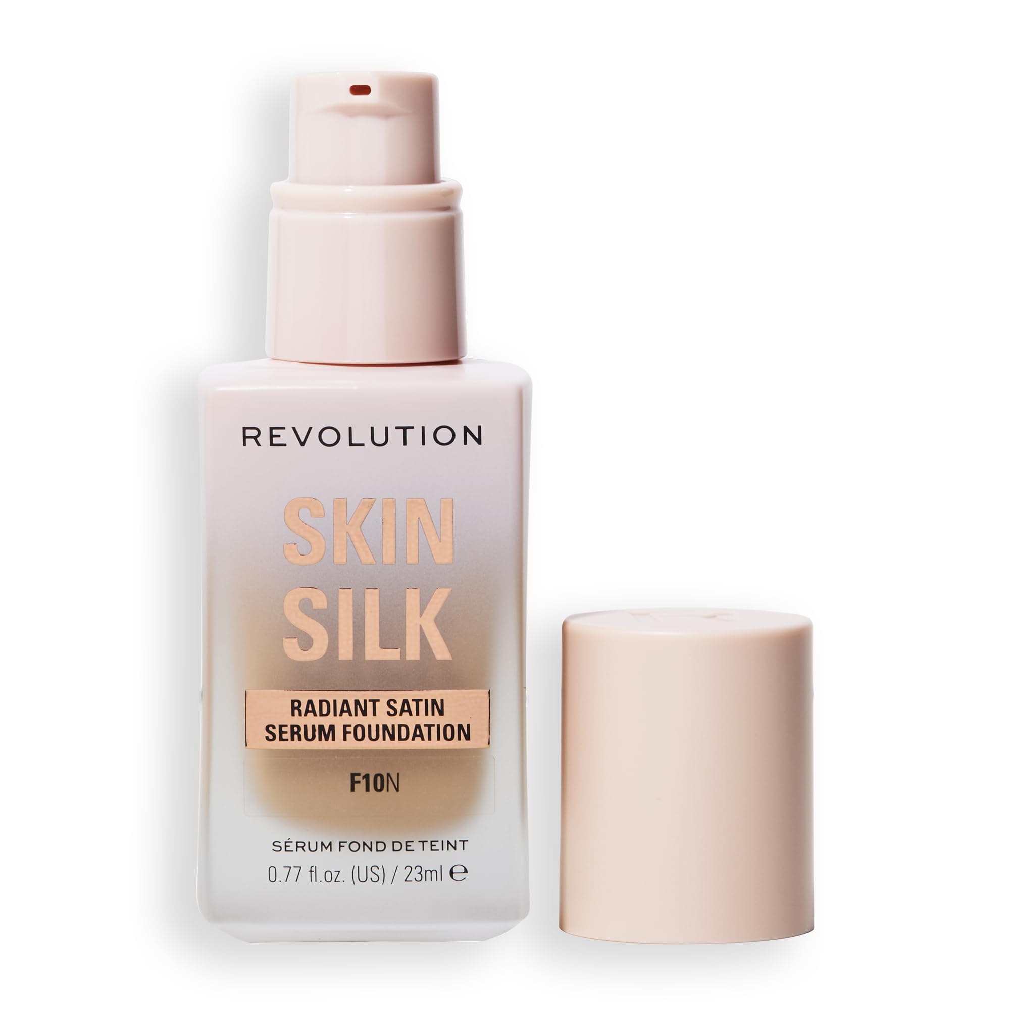 Revolution Skin Silk Radiant Satin Serum Foundation, F10N Medium Skin Tones