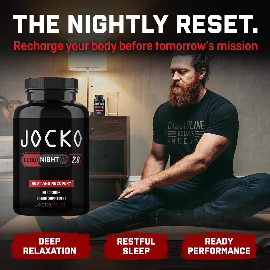 Jocko Fuel Good Night 2.0 Sleep Aid Supplement for Adults | 30 Serving — Amazon image 6