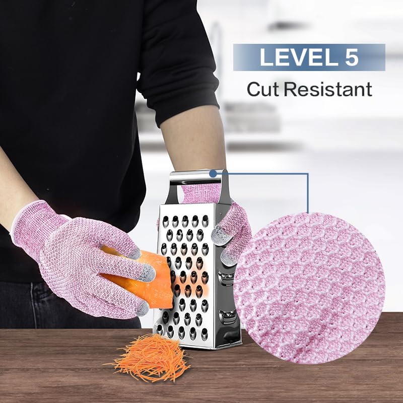 Fullsheild Cut Resistant Gloves Food Grade Level 5 Protection for Kitchen Anti Cut Gloves for Meat Cutting Woodworking - Image 5