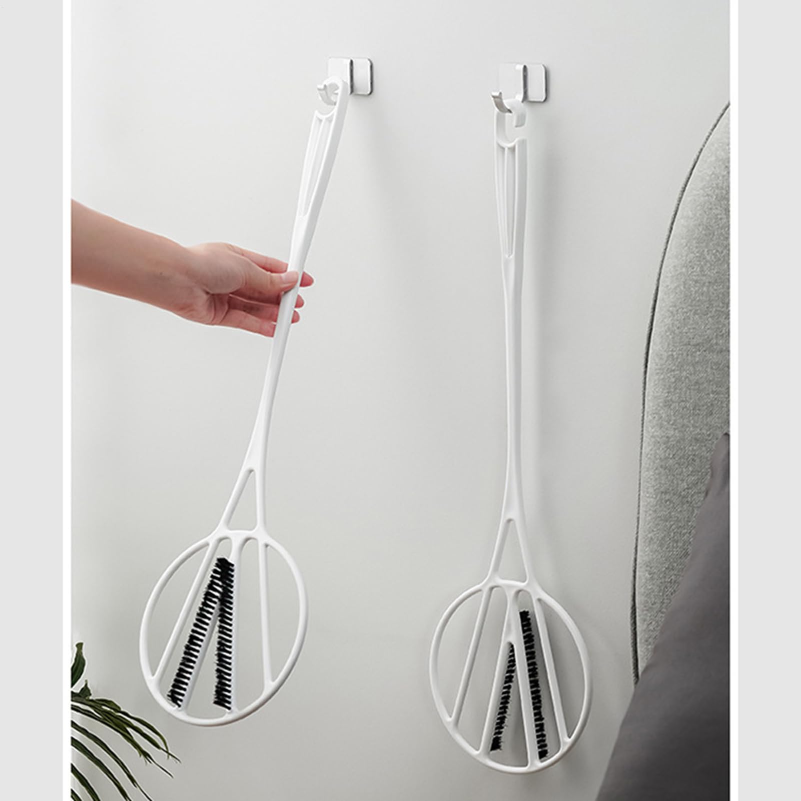 Ligth Weight - Battitappeti, battitappeti, racchetta da consolatore con manico lungo, manuale, copriletto, racchetta, rimozione della polvere di mobili,