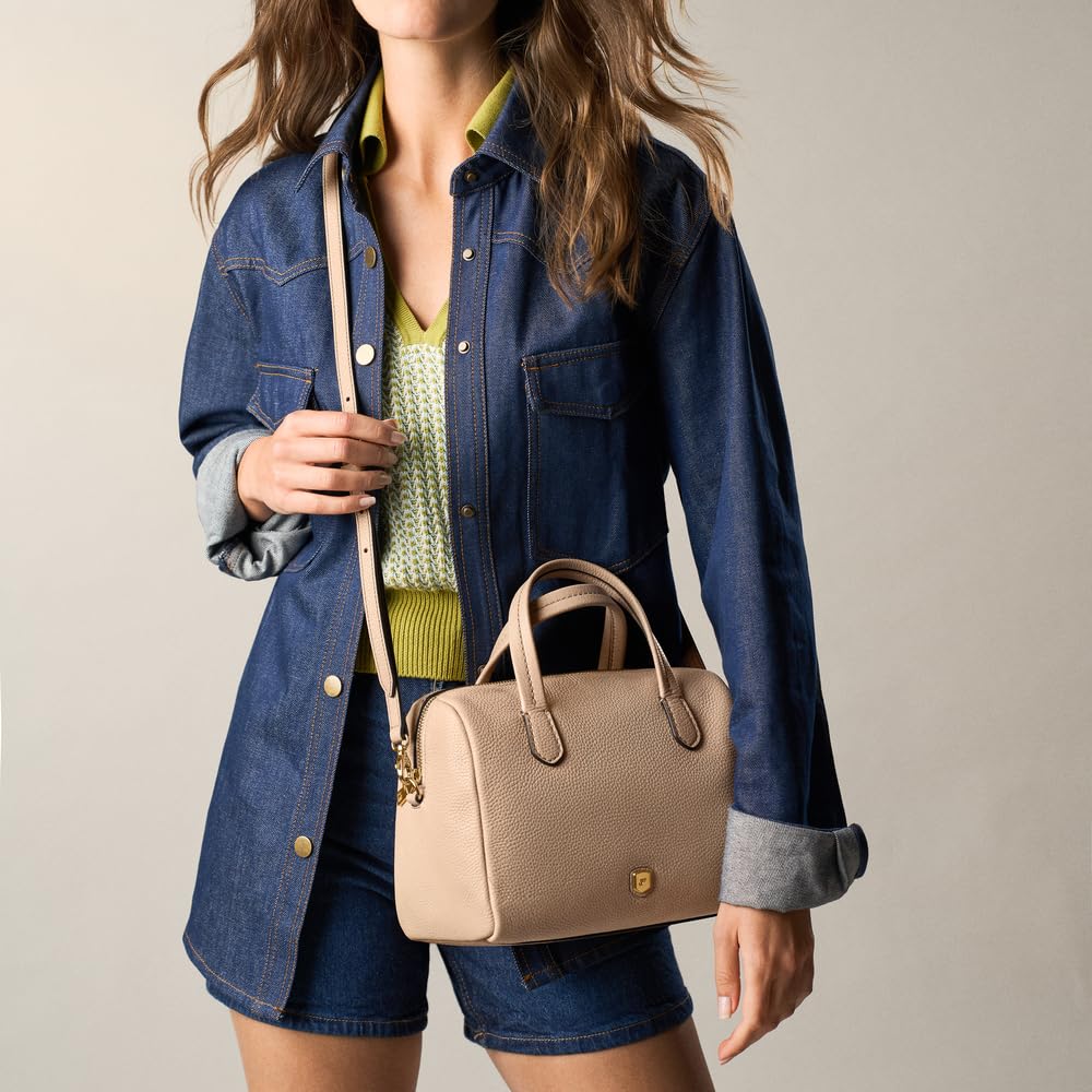 Fossil Lainey Leder Satchel Tasche für Damen