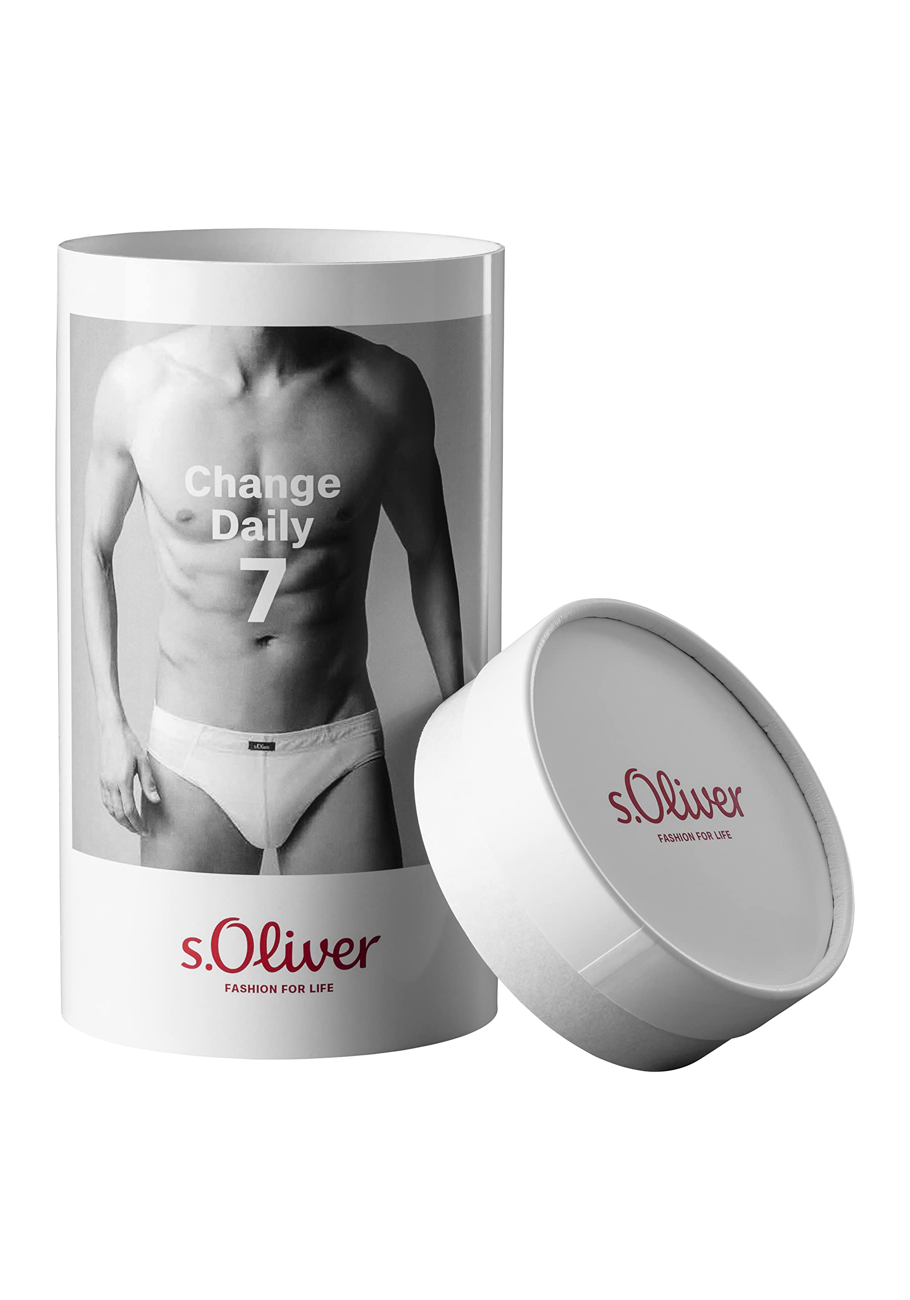s.Oliver Bielizna męska (7 sztuk), czarny/biały/granatowy, 3XL Duże rozmiary