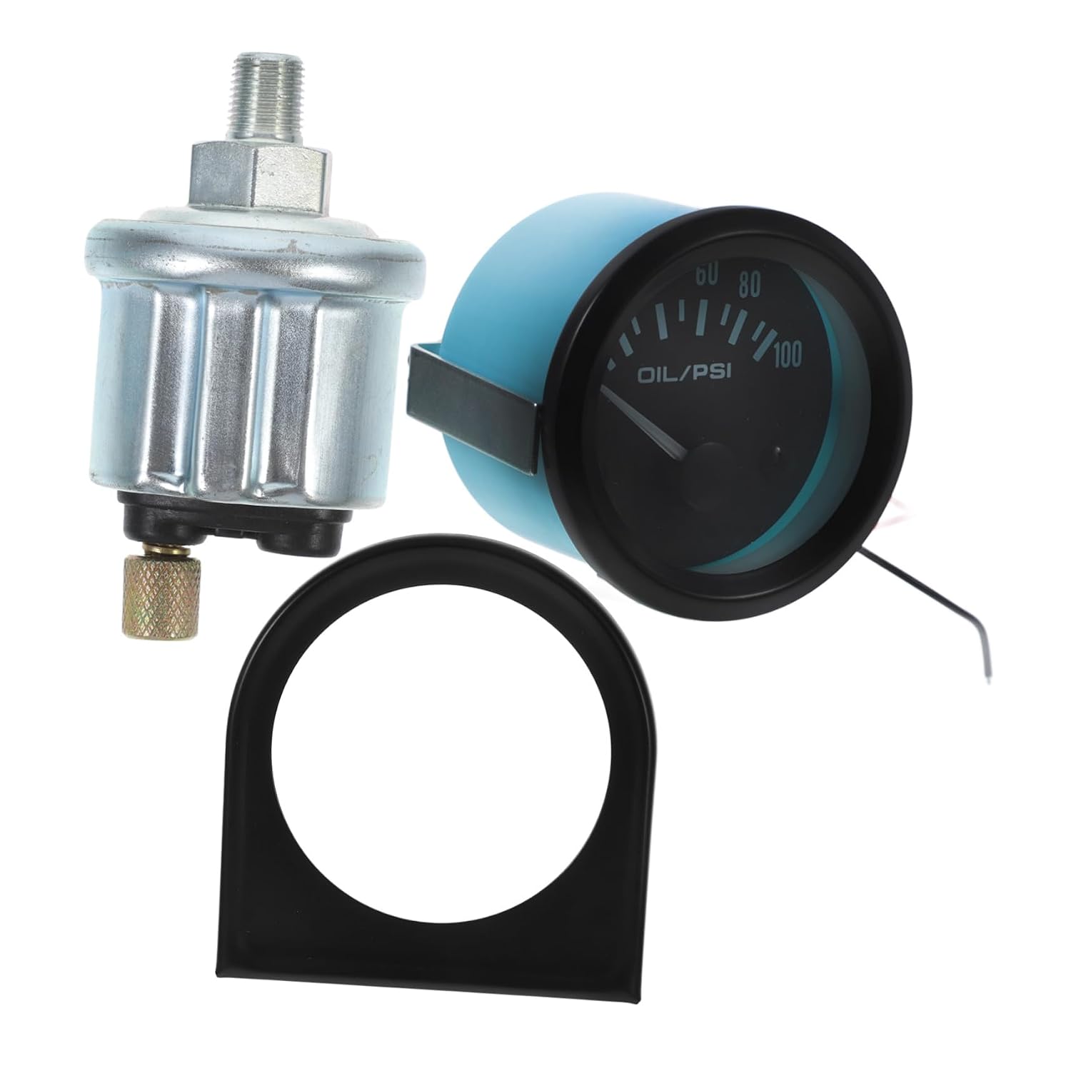 iplusmile 12v Oil Pressure Gauge Automotive for Trucks Easy to Install for Accurate Monitoring of Oil Pressure