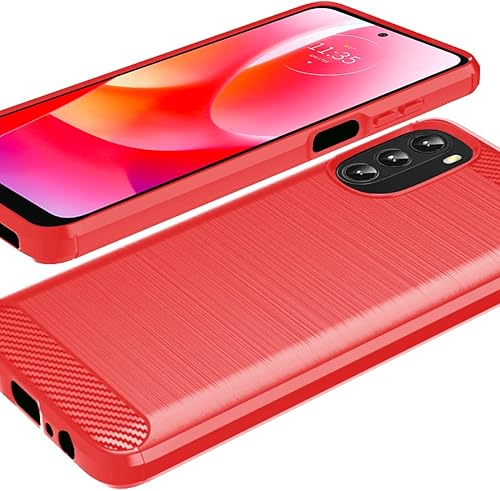Miniatura 5 de Osophter Funda para Moto G 5G 2022, Motorola G 5G 2022 con 2 protectores de pantalla de absorción de golpes, funda protectora de goma TPU flexible