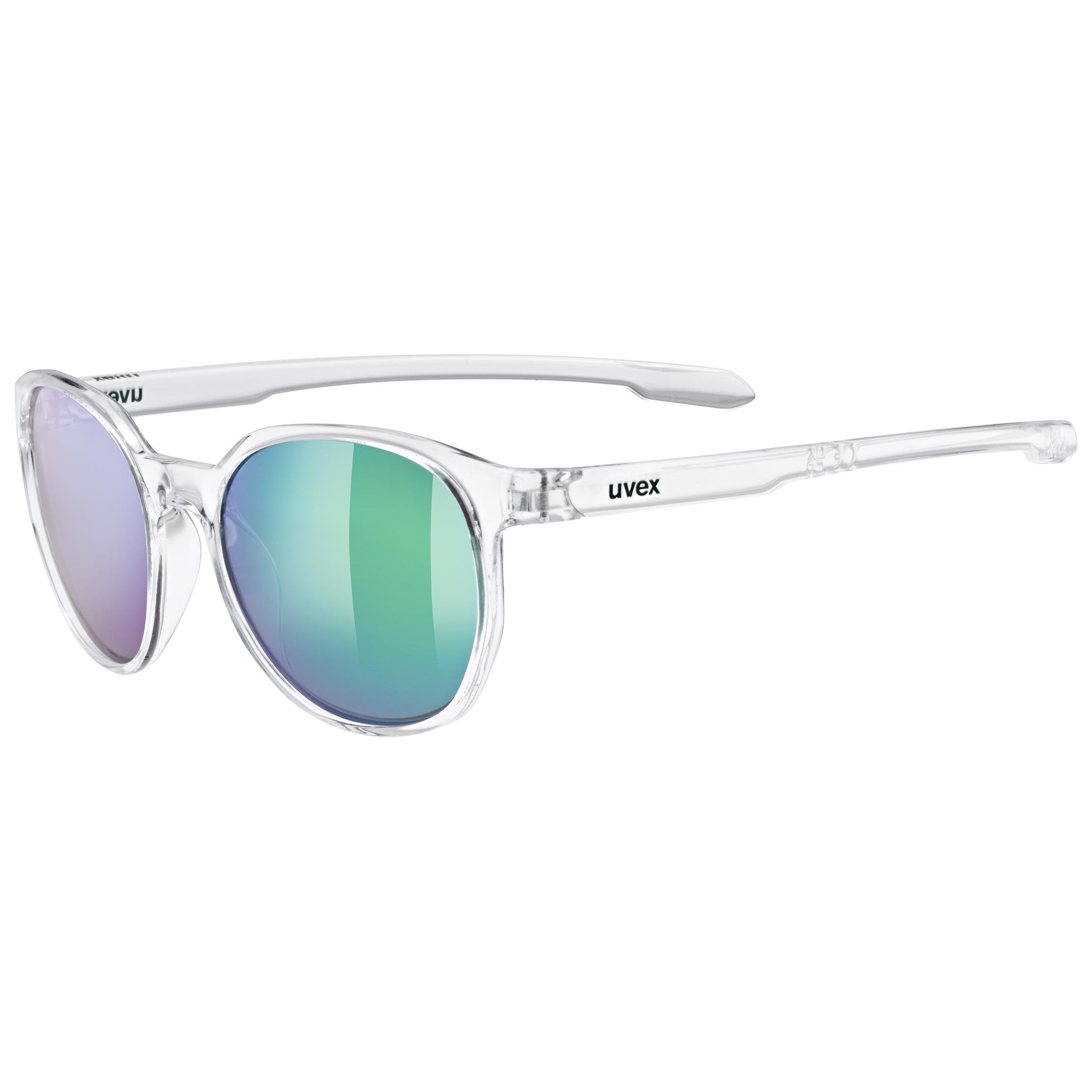 uvex LGL 54 - sun glasses for adults - strong UV protection - contrast enhancing - clear - one size