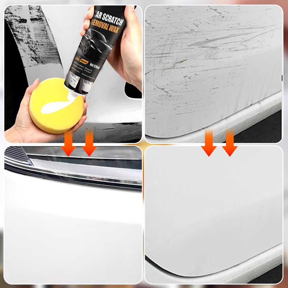 Car Scratch Remover, 2026 New Car Scratch Repair Paste, Perfect Paint Rapid Scratch Remov, Permanent Car Scratch, Swirl Marks & Scuff Removal, Car Paint Scratch Remover Kit for Deep Scratches (1Pcs) — view 8