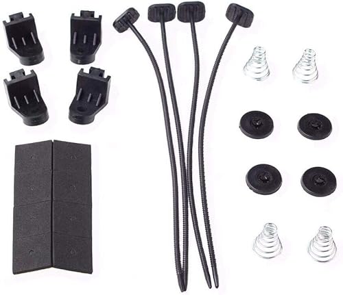 Vista 24 de BLACKHORSE-RACING Ventiladores de refrigeración de radiador eléctrico universal de 12 pulgadas + relé de termostato y kit de montaje