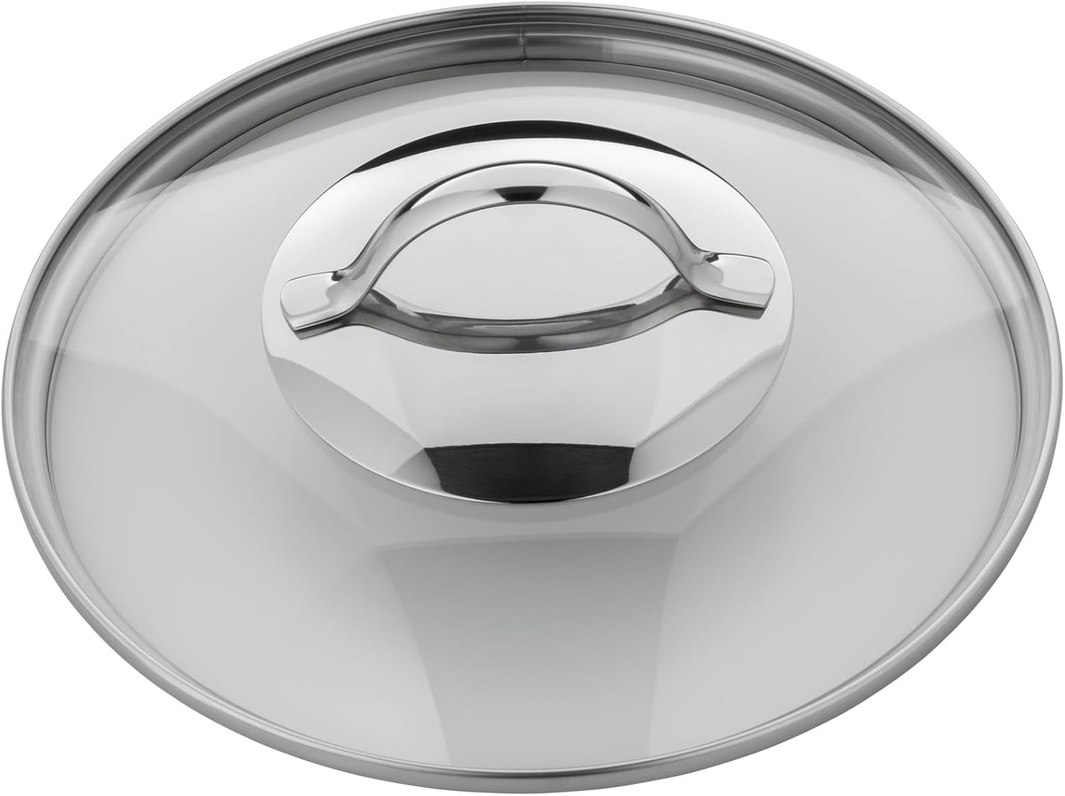 Silit Milk Pot Ø 14 cm Approx. 1.7L Achat Pouring Rim Glass Lid Stainless Steel Polished Suitable for Induction Hobs Dishwasher-Safe