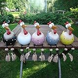 Rooster Dekoration: Die schöne Form des Hahns ist sehr interessant, Sie können es im Garten platzieren, was Ihrem Garten einen anderen Look verleiht, ich denke, dass es Ihre Freunde und Familie Lachen wird.
