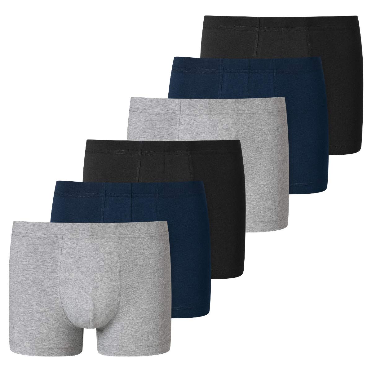 Schiesser 6er Pack Herren - 95/5 Organic Cotton - Retro Short/Pant - Boxershorts - Baumwolle