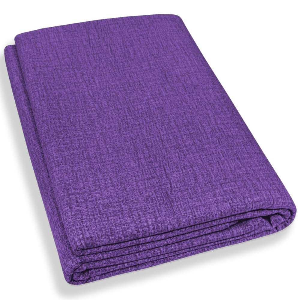 Home Tresor Gran Foulard Per Divano 170x280 Cm - Telo Salva Divano In Misto Cotone - Colore Acqua - Made In Italy - 3