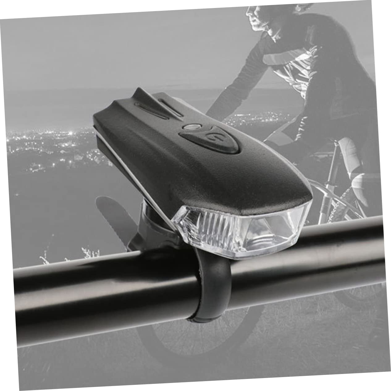 VICASKY 1set Bike Light USB Rechargeable Cycling Lights for Safe Riding Bright Front and Rear Lamps Easy Installation for Weather Conditions