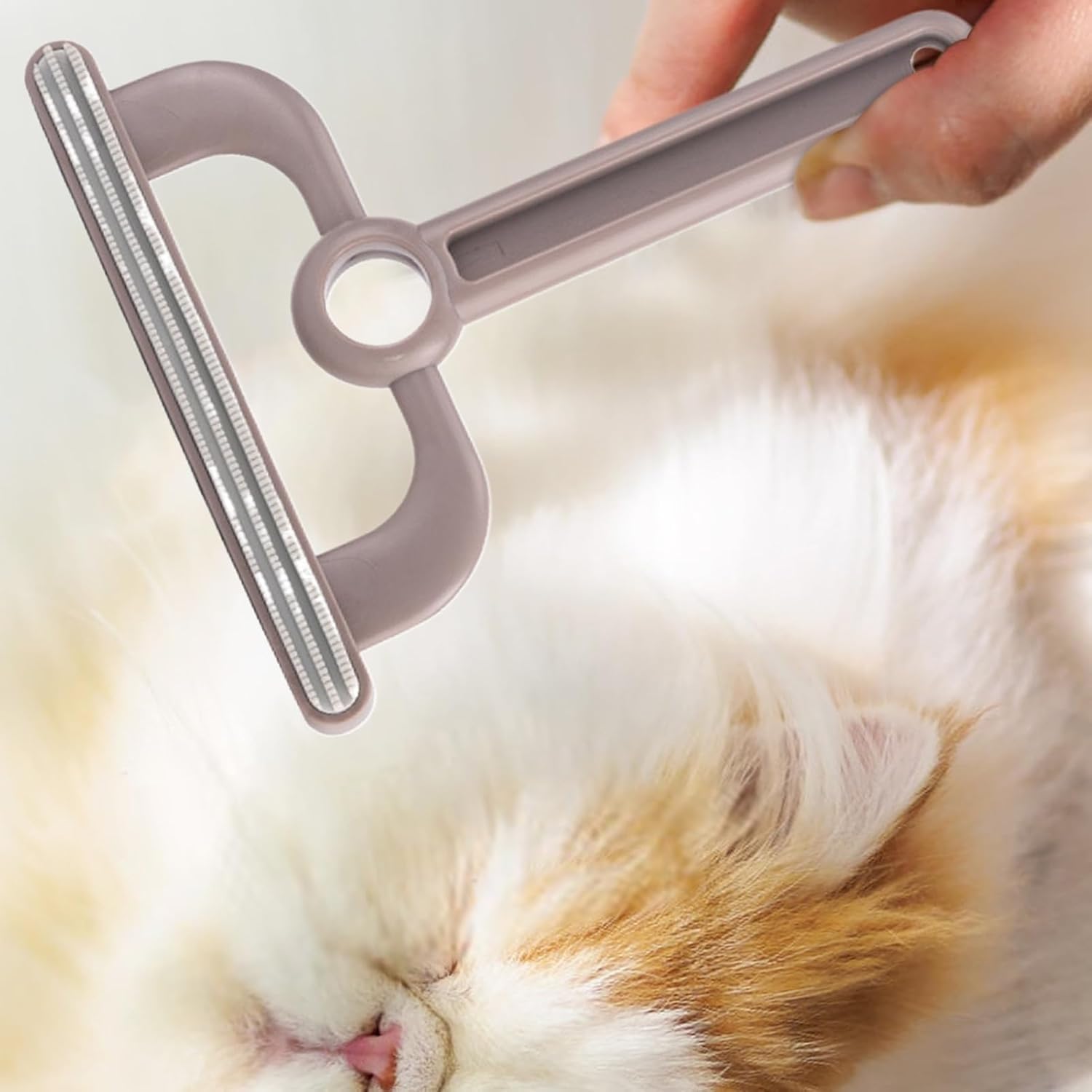 Quitapelos de mascotas, herramienta doble cara para quitar pelos alfombras y cepillo limpieza para ropa, sofás, mantas camas