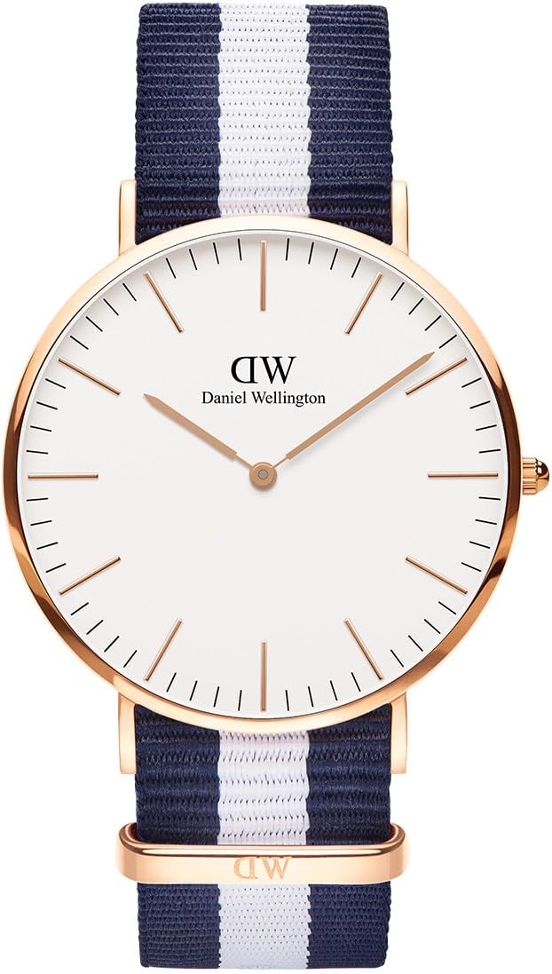 Daniel Wellington Classic Glasgow Watch, Multicolor NATO Band