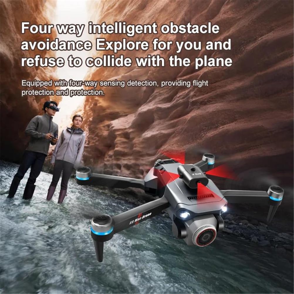 Single battery,nowy dron k6 max z dużą kamerą hd i sterowanie ekranem, optycznym pozycjonowaniem przepływu, quadrocopterem, bezszczotkowym silnikiem, zabawka dla dzieci