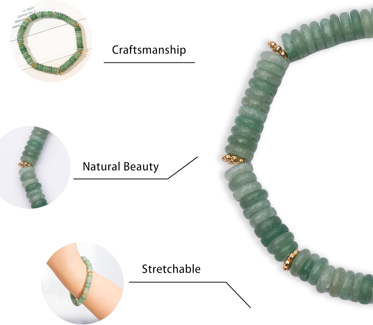 Topadorn Bracelets for Women, Stretch Bracelet Gifts for Girls、Wife、Mom and Loved Ones, Creative Bracelet on Birthday and Christmas - Image 5