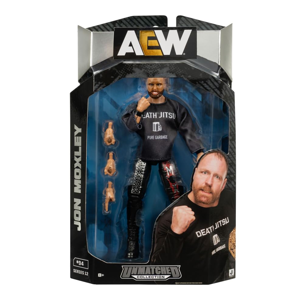 Amazon.com: AEW Jon Moxley Unmatched Series 12 : Toys & Games