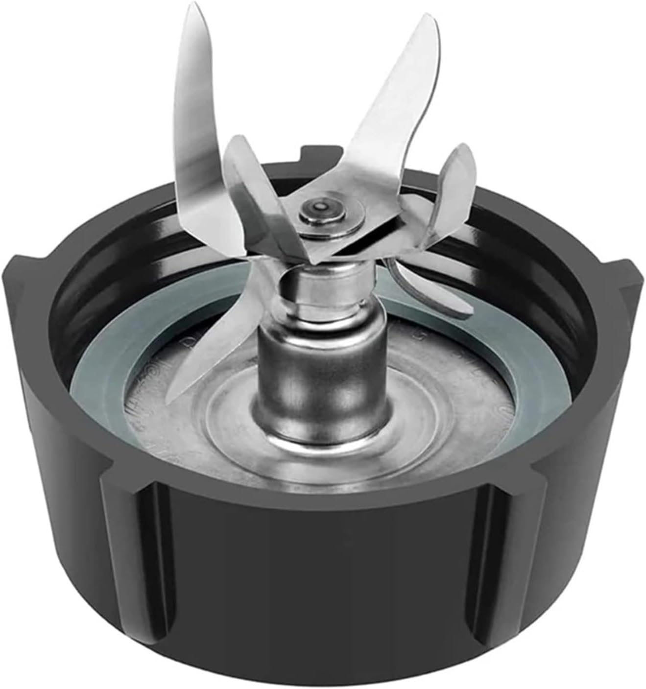 Blender Juice Machine Accessories, 1pc 6-Blade Stainless Steel Cutter Head +1pc Cup Base+2pc Sealing Rings+1pc Coupling Pin, Compatible for Oster