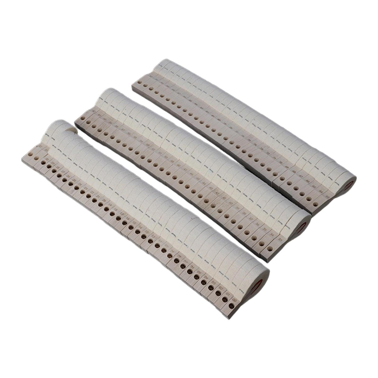 Kit di Accessori per Strumenti con Testa Smorzatore per Pianoforte Verticale 9s, Parti Scanalate, Triangolo di Riparazione, Adatto per Appassionat, Legno Bianco