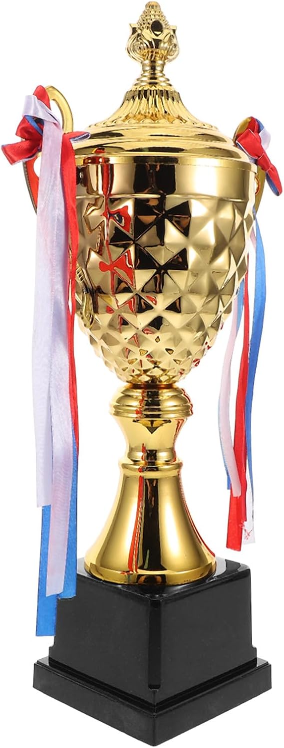Gold Metal Trophy Cup Large Sports Award Trophy for Wrestling Competitions Team Winners and Party Decorations