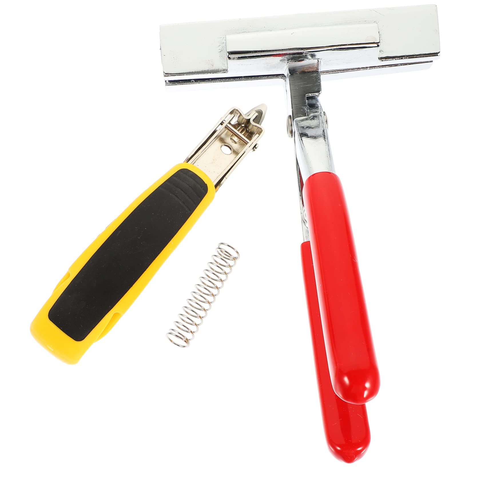 SOESFOUFU Heavy Duty Canvas Pliers Staple Remover Ergonomic Lever Design for Easy Stretching Non-slip Grip