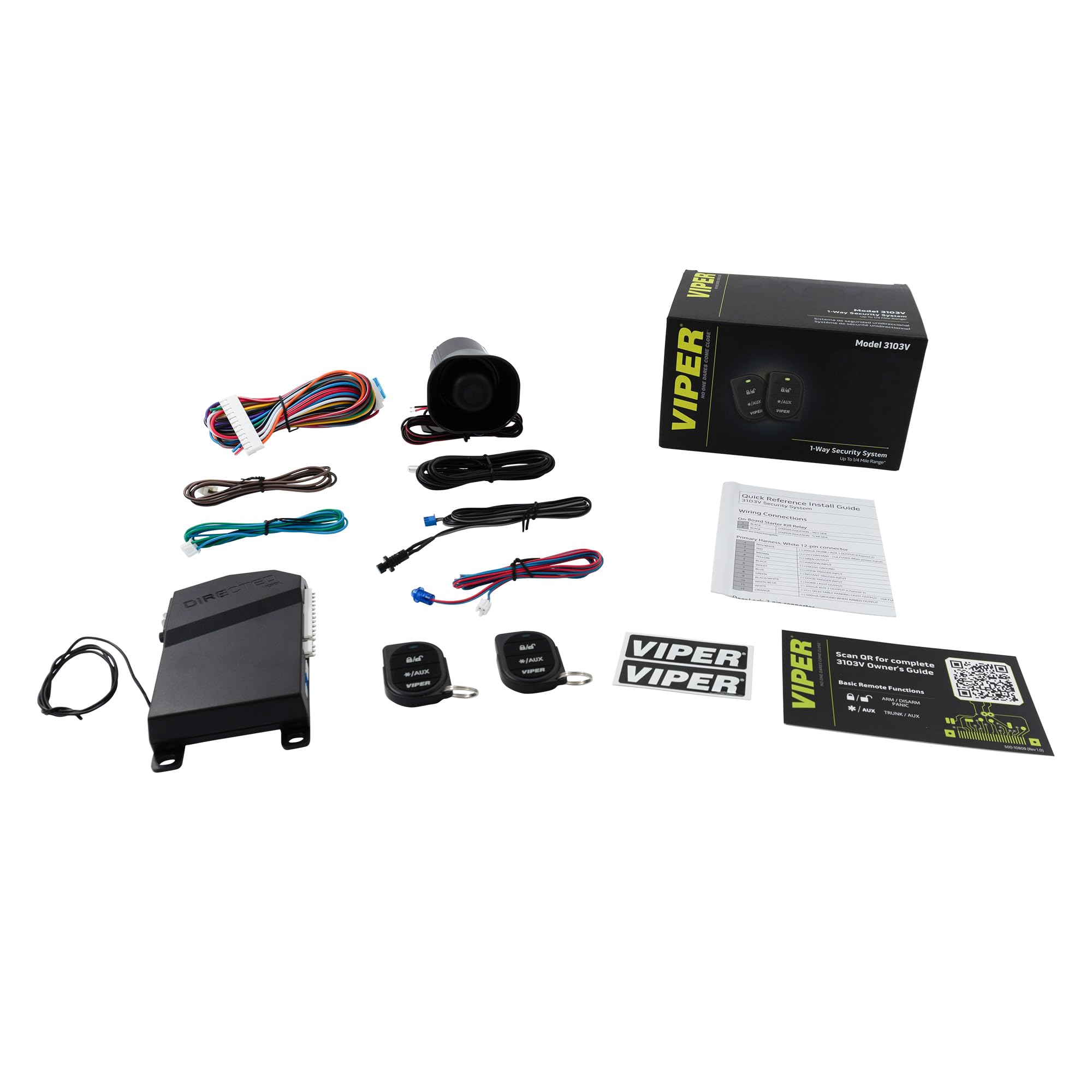 Amazon.com: Viper 3103V 1-Way Security System : Automotive