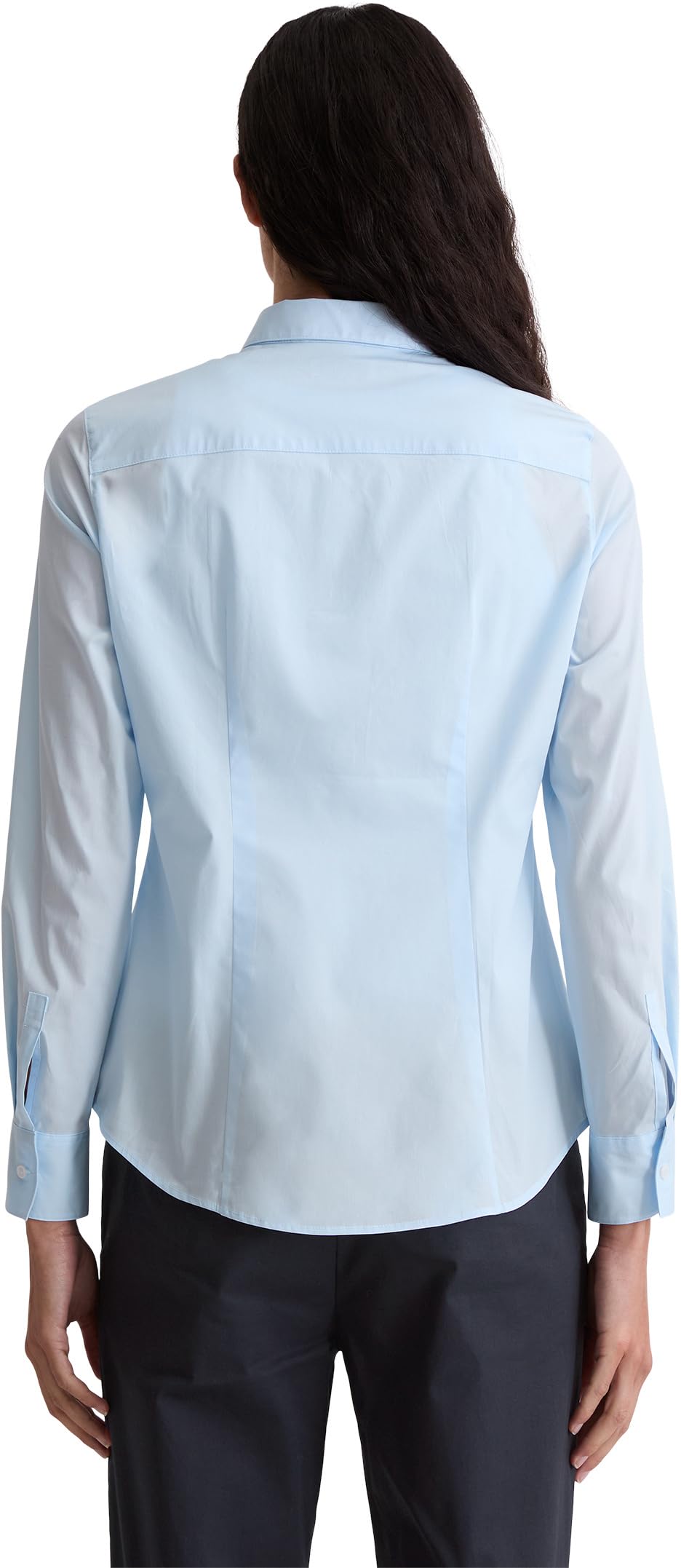 Marc OߴPolo Damen Hemdbluse mit Stretch-Anteil elegant
