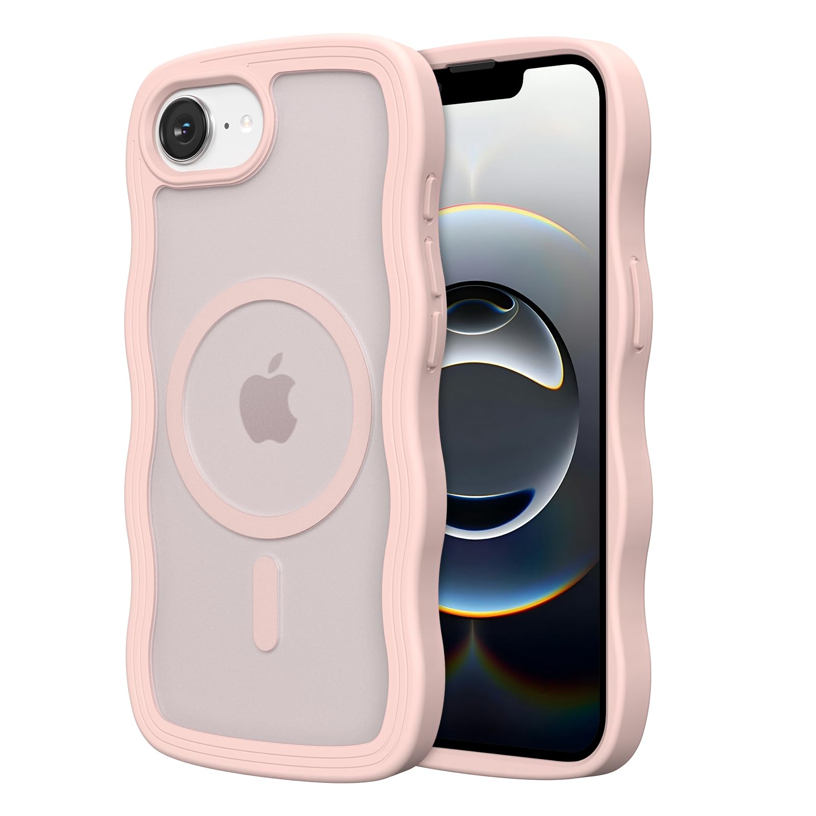 Capa Rígida Ondulada Wave Antiimpacto Para Iphone 14 Pro Max - Prata