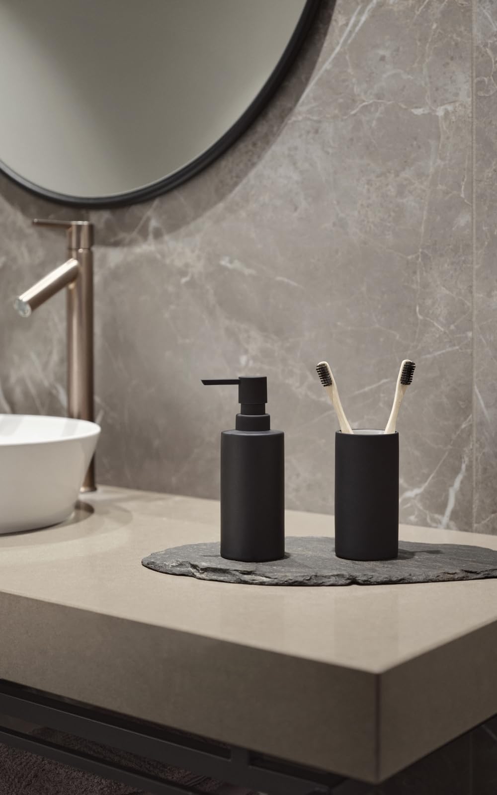 Amazon.com: Zone Denmark Solo Soap Dispenser, Ceramic Bathroom