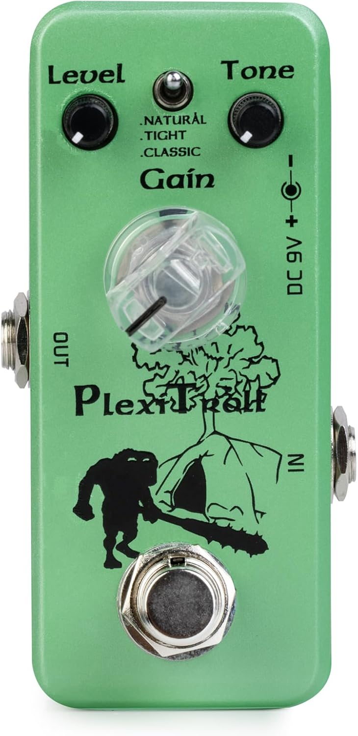 MP-302 Plexi Troll Distortion Guitar Effect Pedal 3 Modes Natural Tight Classic