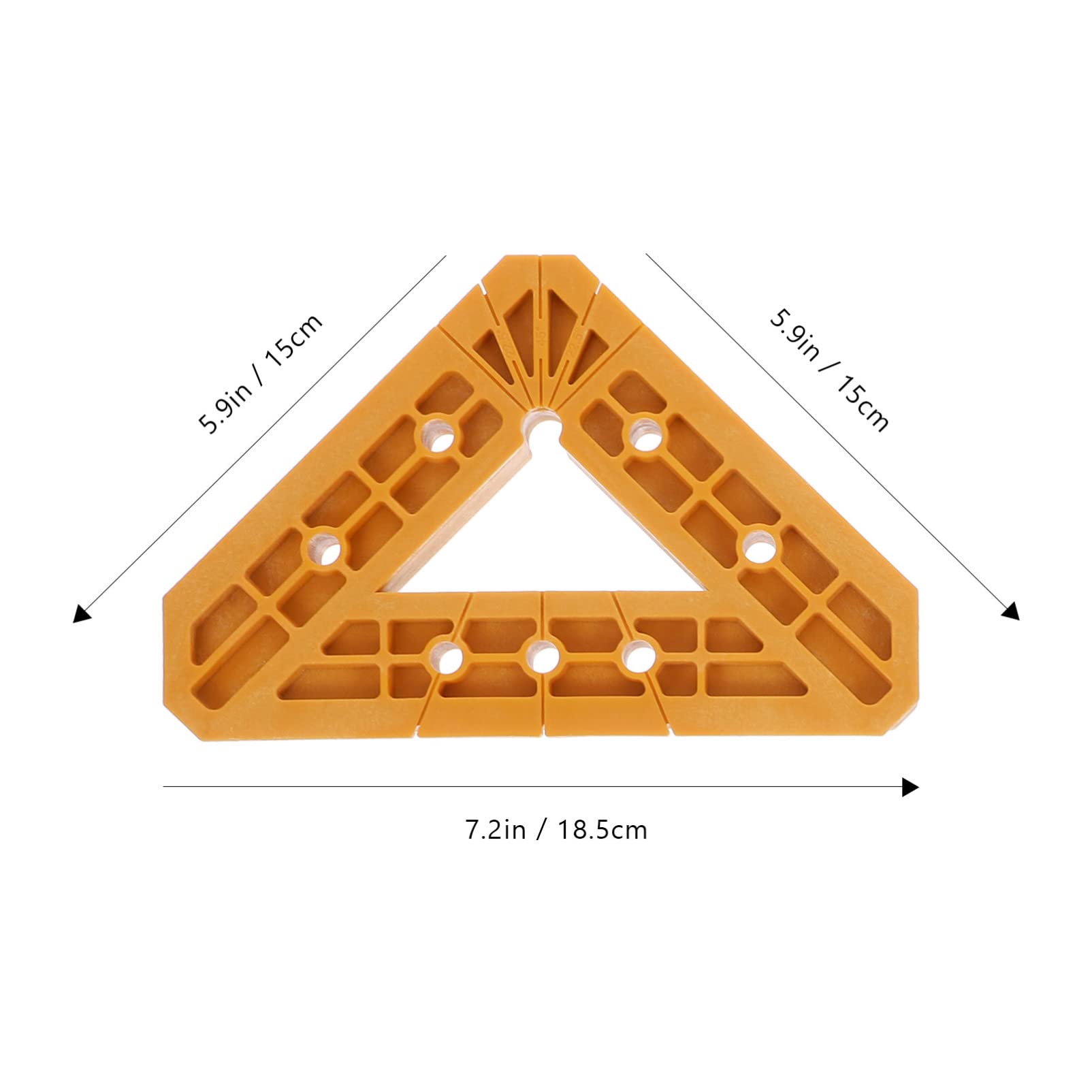 HAWILLOSCH 1Set Angle Clamp Square Clamp for Woodworking High Strength for Cabinet Assembly and Frame Squaring Multipurpose Tool