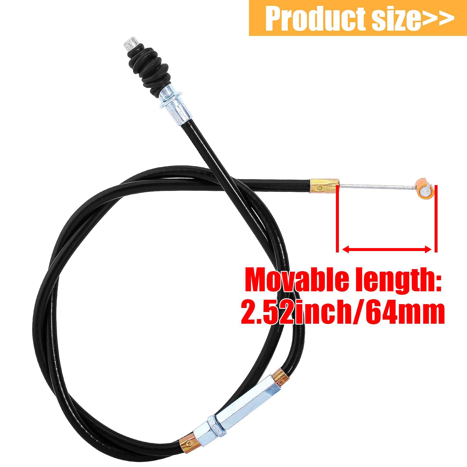 Clutch Cable For Lifan 125-150cc & Zongshen Orion M2R Atomic DHZ SSR Pit Bikes