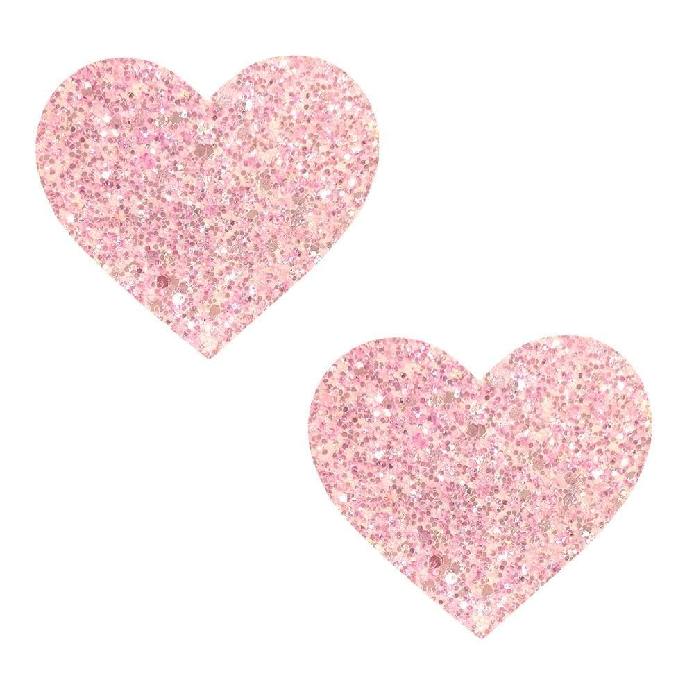 Neva Nude Iridescent Crystal Beamz Nipztix Pasties Nipple Covers for Festivals, Raves, Lingerie and More, Made in USA