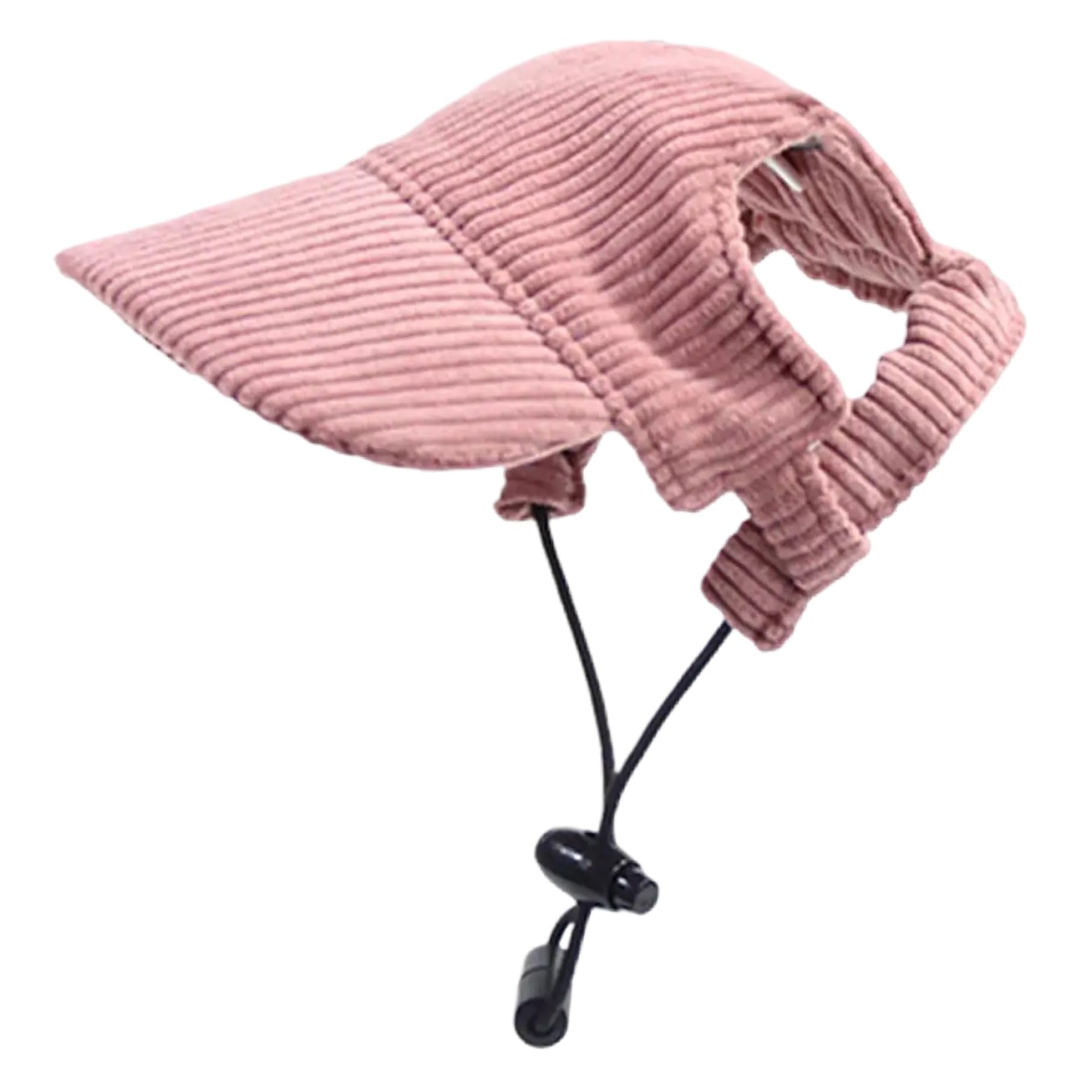 Dog Sun Hat Adjustable Dog Baseball Cap with Ear Holes Front Brim Style 3