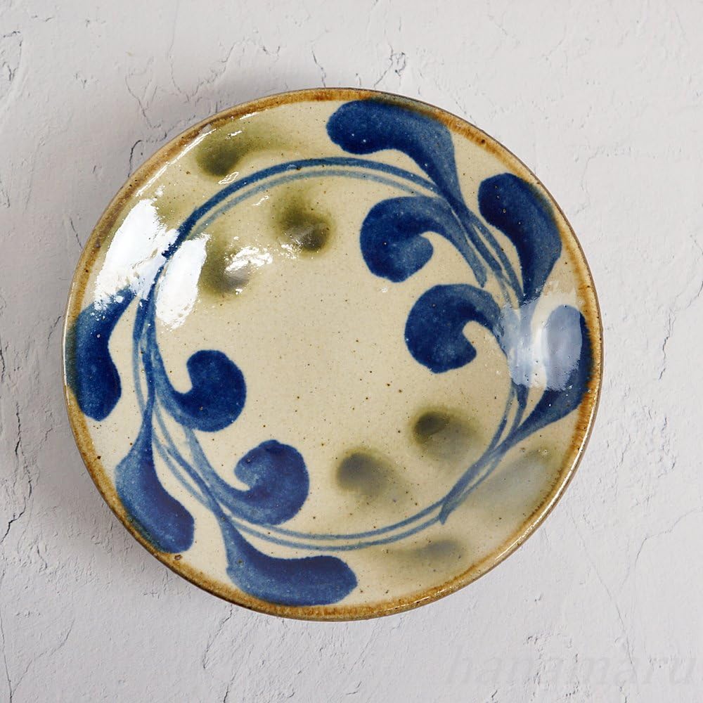 Amazon | やちむん 皿 7寸皿 大皿 陶芸こまがた デイゴ柄 おしゃれ