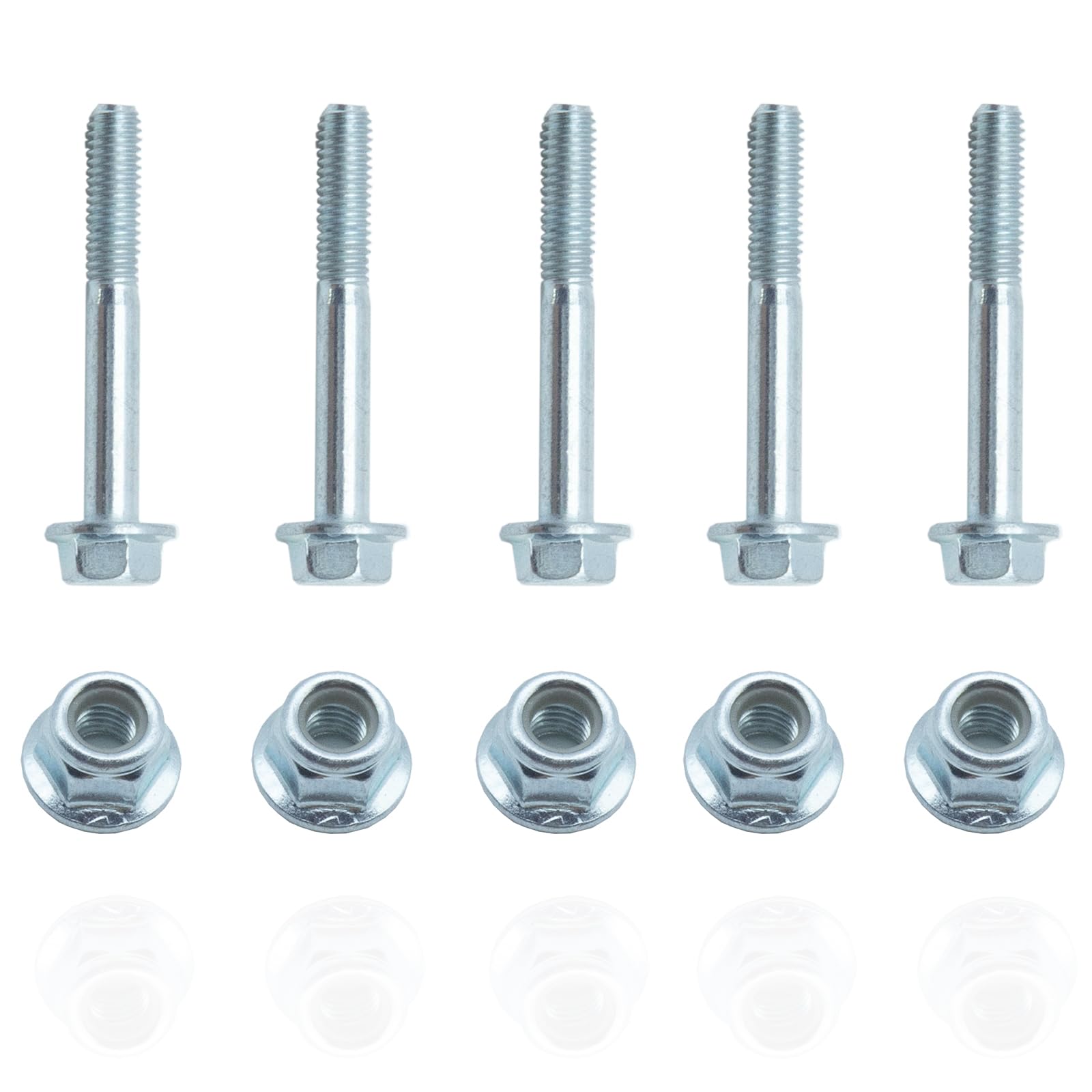 John Deere Original Equipment Lock Nut - 14M7397 (10-Pack), Metric Hex Flange Self-Locking - View #11