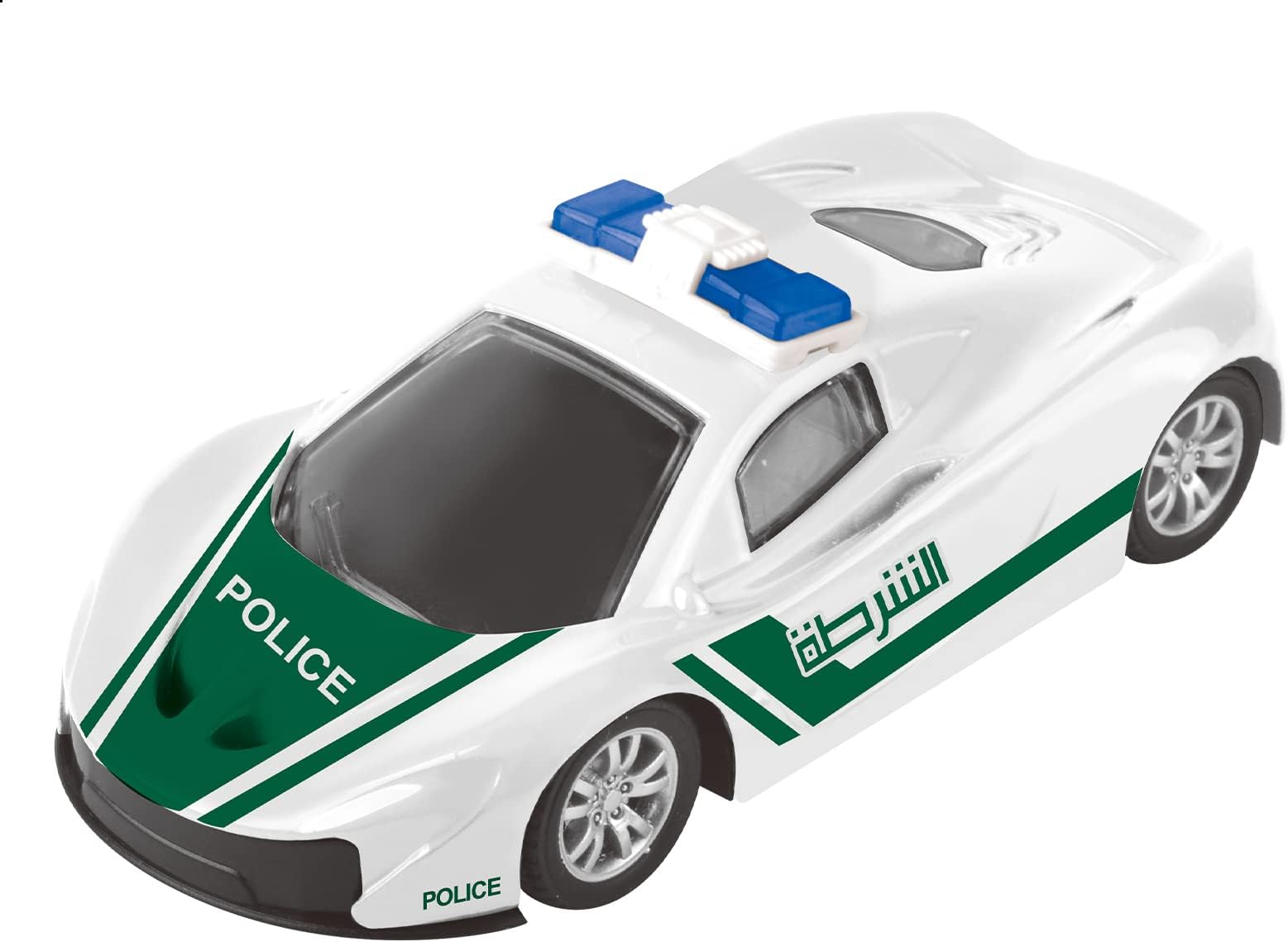 Pj Power Joy Vroom Vroom Diecast Dubai Police 1/43, Multicolor, Crd111