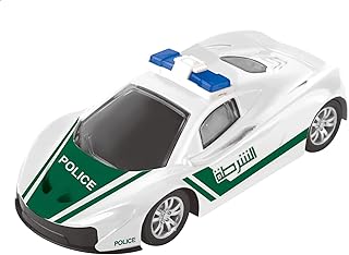 Pj Power Joy Vroom Vroom Diecast Dubai Police 1/43, Multicolor, Crd111