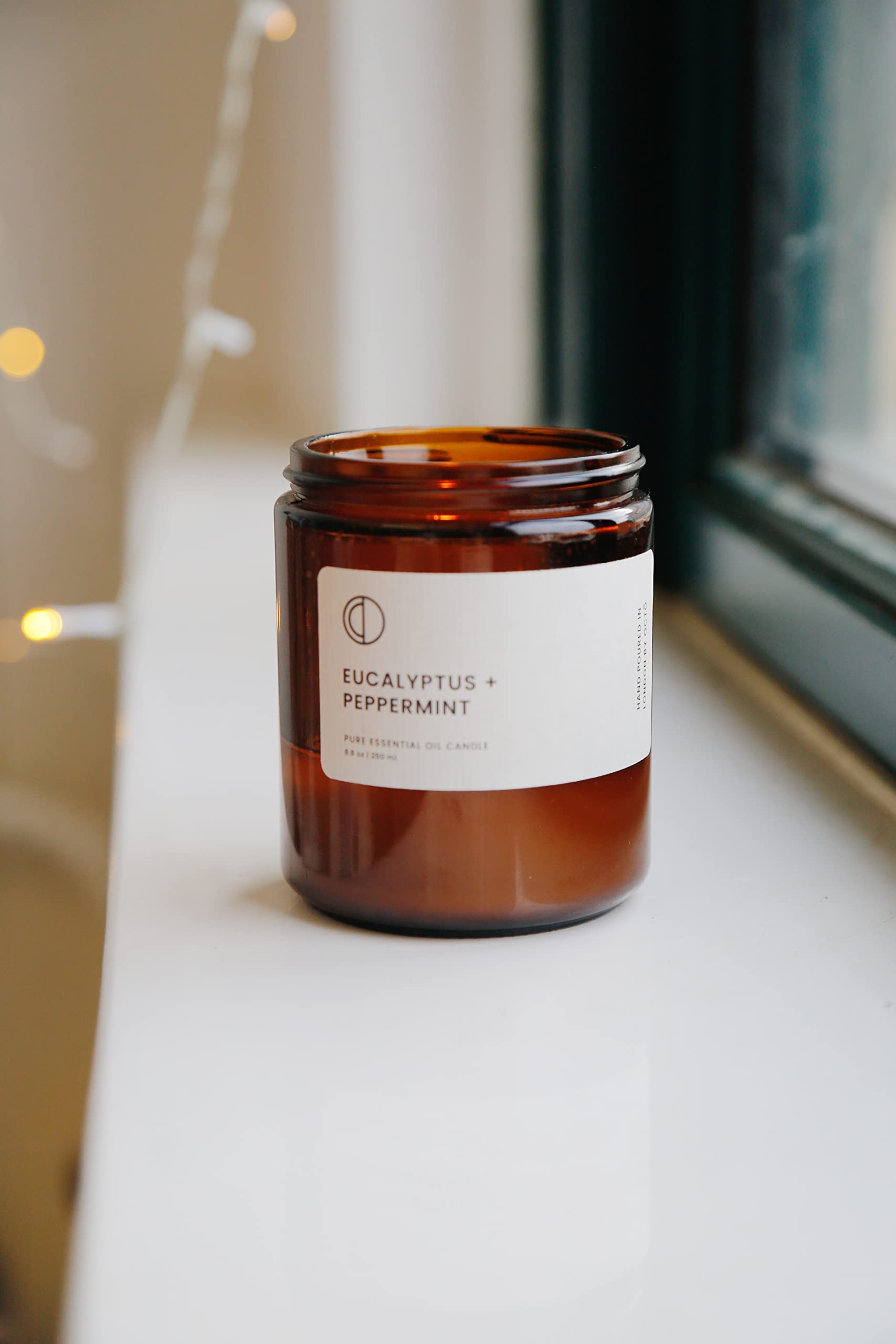 OCTO Eucalyptus + Menthe poivrée | Bougie Parfumée naturelle à la cire de soja et huiles essentielles 250ml