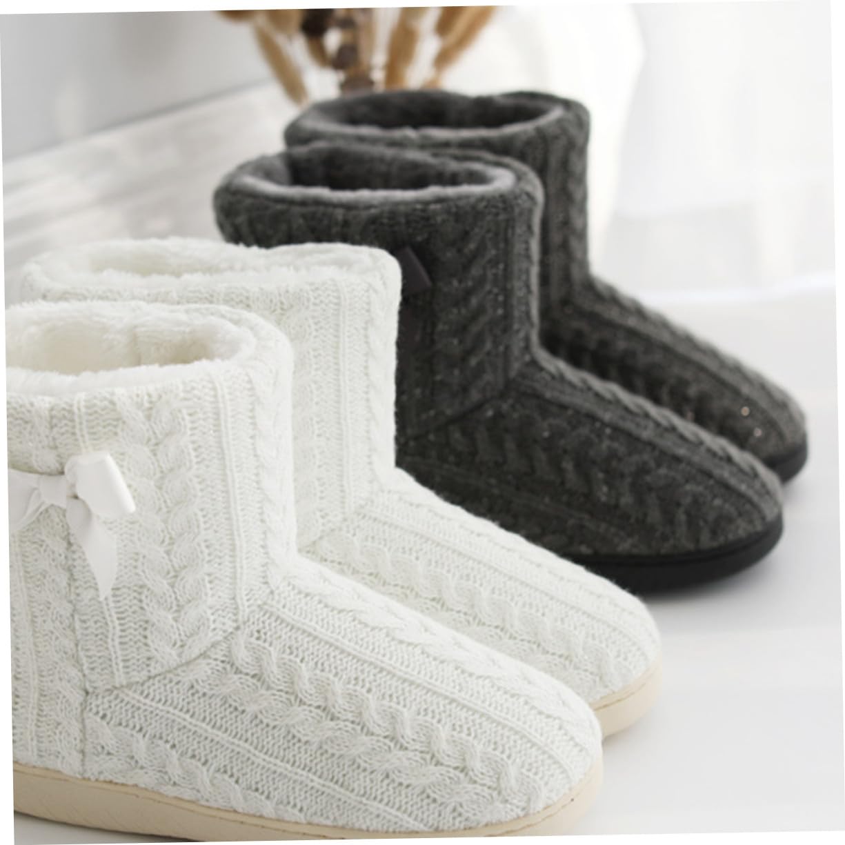Gatuida Botas Cálidas de Invierno para Mujer, Suela Gruesa Antideslizante